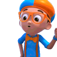 Thinking Blippi Sticker - Thinking Blippi Blippi Wonders - Educational Cartoons For Kids Stickers