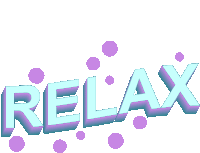 Relax Calm Down Sticker - Relax Calm Down Take It Easy Stickers