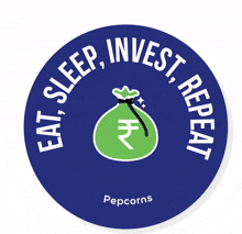 funding a start up pepcorns i invest in startup eat sleep invest investment simplified