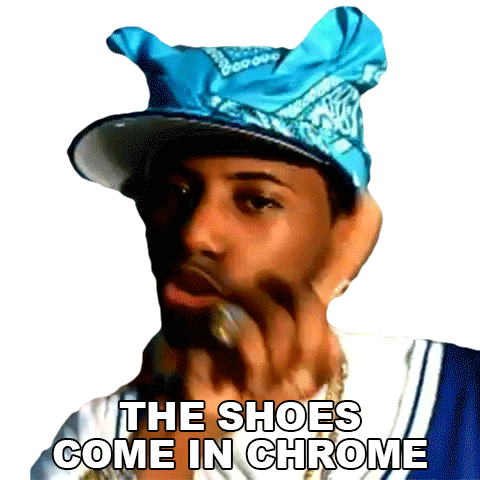 The Shoes Come In Chrome Fabolous Sticker - The Shoes Come In Chrome Fabolous John David Jackson Stickers
