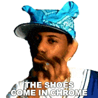 The Shoes Come In Chrome Fabolous Sticker - The Shoes Come In Chrome Fabolous John David Jackson Stickers