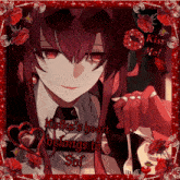 a picture of a girl with red hair and the words kafka 's heart belongs to sol