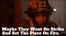 Station19 Andy Herrera GIF - Station19 Andy Herrera Maybe They Went On Strike GIFs