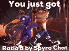 Ratio Spyro Chat GIF - Ratio Spyro Chat Spyro GIFs