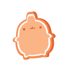 chick molang baby chicken waddling wiggling