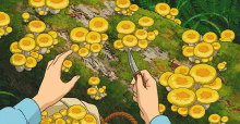 Yellow Anime GIF - Yellow Anime Mushroom GIFs