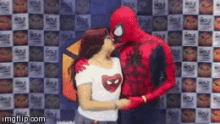 Deadpool Spiderman GIF - Deadpool Spiderman Fangirl GIFs