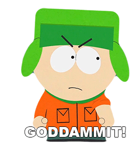 Goddammit Kyle Broflovski Sticker - Goddammit Kyle Broflovski South Park Stickers