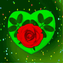 Green Heart Nature Heart GIF