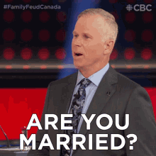 Are You Married Family Feud Canada GIF - Are You Married Family Feud Canada You Have A Wife GIFs