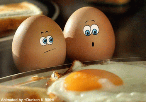 Funny Egg Food Pun I'm So Eggcited Cartoon Fun Gif' Lunch Bag