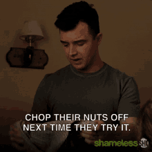 Chop Their Nuts Off Next Time They Try It Genitals GIF - Chop Their Nuts Off Next Time They Try It Chop Their Nuts Off Nuts GIFs