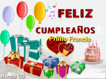 Primo Francis Feliz Cumpleaños GIF - Primo Francis Feliz Cumpleaños Happy Birthday GIFs