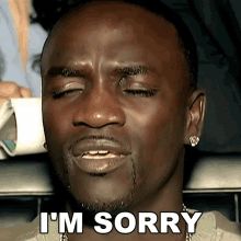 Im Sorry Akon GIF - Im Sorry Akon Sorry Blame It On Me Song GIFs