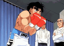 ippo boxing practicing