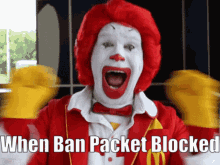 blocked banpacket
