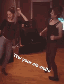 Lauren Southern Dancing With Her Sister GIF - Lauren Southern Dancing With Her Sister Family GIFs