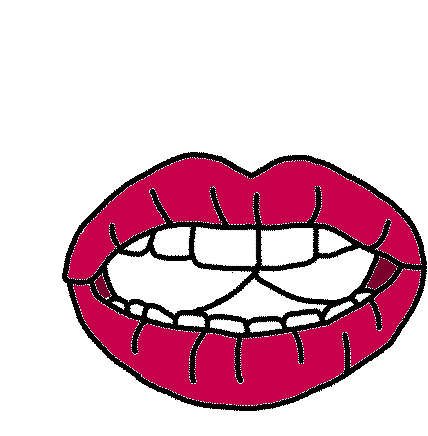 Lips Mouth Sticker