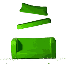 couch sofa green gruen laut