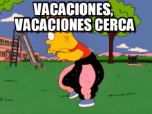 Vacaciones, Vacaciones Cerca GIF - Bart Simpson Vacaciones Cerca GIFs
