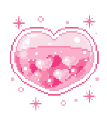 heart sparkle pink love potion love