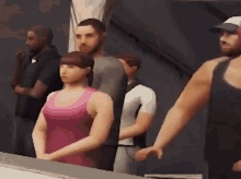 Cheering Low Poly Man GIF - Cheering Low Poly Man Spectator GIFs