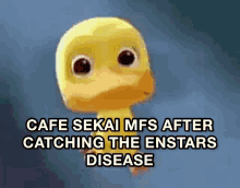 Cafe Sekai Duck Cry GIF - Cafe Sekai Duck Cry Duck GIFs