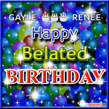 Belated Belated Birthday GIF - Belated Belated Birthday Bd GIFs