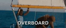 Man Overboard Kick GIF