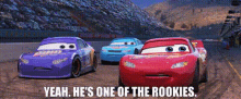 Cars Carl Weathers GIF - Cars Carl Weathers Yeah Hes One Of The Rookies GIFs
