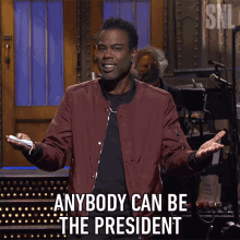Anybody Can Be The President Chris Rock GIF - Anybody Can Be The President Chris Rock Anyone GIFs