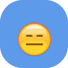 emoji confused colorful serious straight face