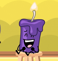 Candle Inanimate Insanity GIF - Candle Inanimate Insanity Laughing GIFs