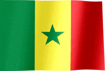 Green-yellow-red-yellow-star Flag GIF