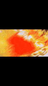 a blurred image of a person 's face with a few letters on it