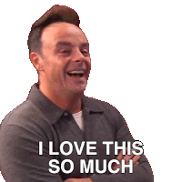 I Love This So Much Anthony Mcpartlin Sticker