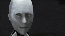 a robot 's head with the words " can you " below it