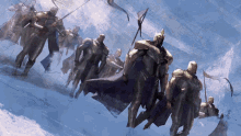 Soldiers Marching Demacian Soldiers GIF - Soldiers Marching Demacian Soldiers Legends Of Runeterra GIFs