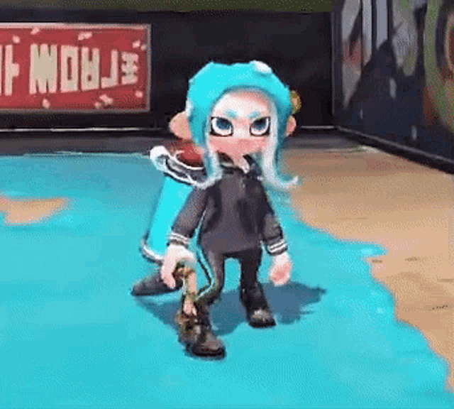 Octoling Booyah GIF - Octoling Booyah Splatoon - Discover & Share GIFs