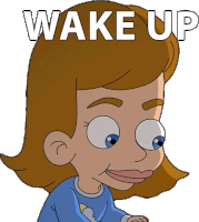 Wake Up Brittany Macdell Sticker - Wake Up Brittany Macdell Big Mouth Stickers