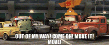 Cars Sterling GIF - Cars Sterling Out Of My Way GIFs