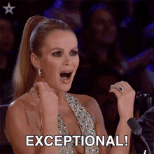 Exceptional Amanda Holden GIF - Exceptional Amanda Holden Britains Got Talent GIFs