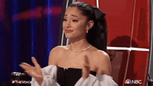Melting Ariana Grande GIF - Melting Ariana Grande The Voice GIFs