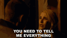 You Need To Tell Me Everything Emma Roberts GIF - You Need To Tell Me Everything Emma Roberts Vee GIFs