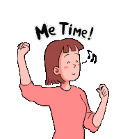 Me Time Sticker - Me Time Stickers