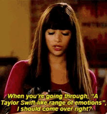 Cece Taylor Swift Like Emotions GIF - Cece Taylor Swift Like Emotions New Girl GIFs