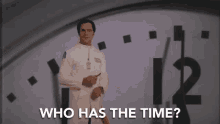 Clock Who Has The Time GIF - Clock Who Has The Time Scientist GIFs