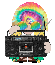 Hippie Gnome Sticker - Hippie Gnome Stickers