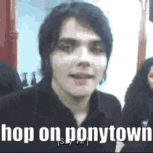 Mcr Ponytown GIF - Mcr Ponytown Gerard Way GIFs