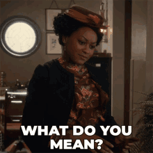 What Do You Mean Violet Hart GIF - What Do You Mean Violet Hart Murdoch Mysteries GIFs